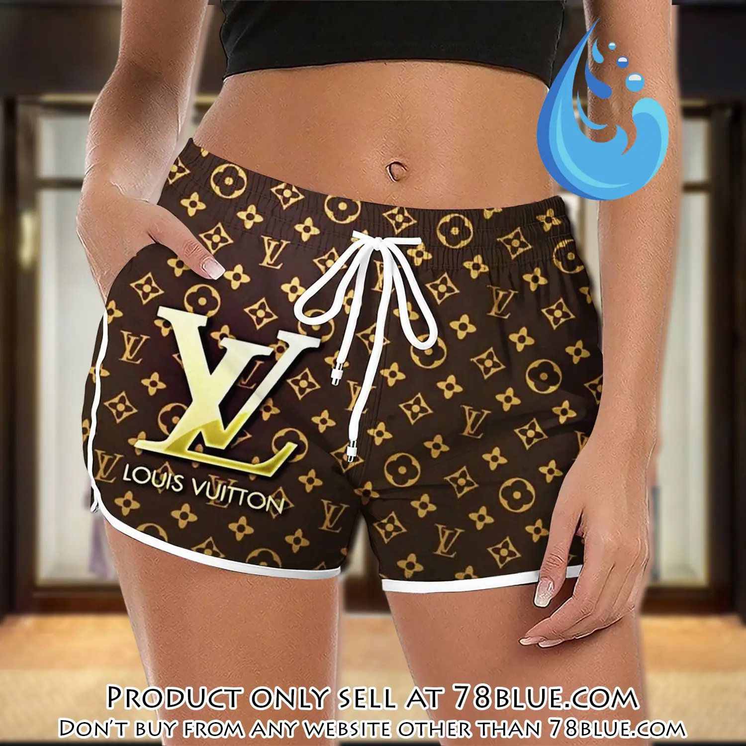 Limited edition lv women shorts lady beach shorts wms1021 78b2040746